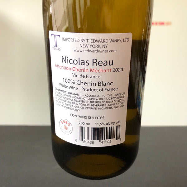 2023 Nicolas Reau Anjou Blanc Attention Chenin Mechant Loire, France