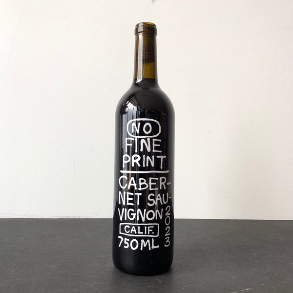 2023 No Fine Print Wine Co. Cabernet, California, USA