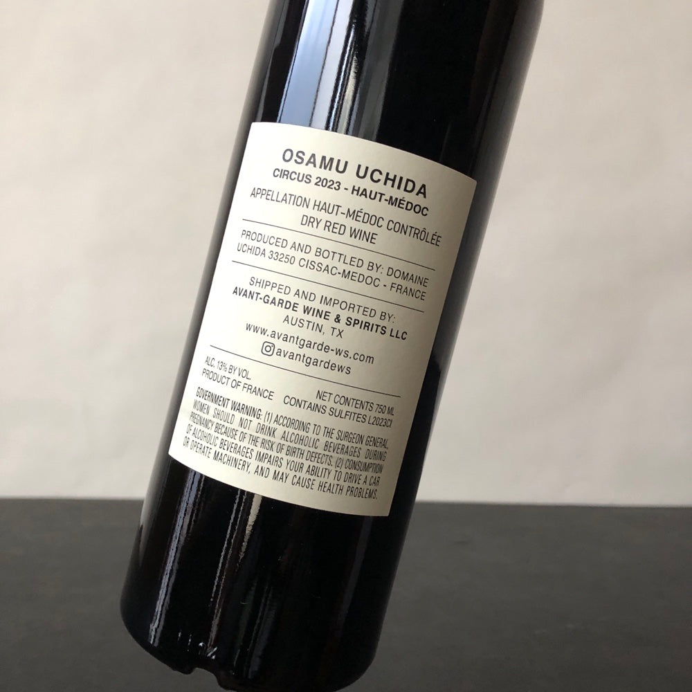 2023 Osamu Uchida Artisanale Cuvee Circus, Haut-Medoc, France