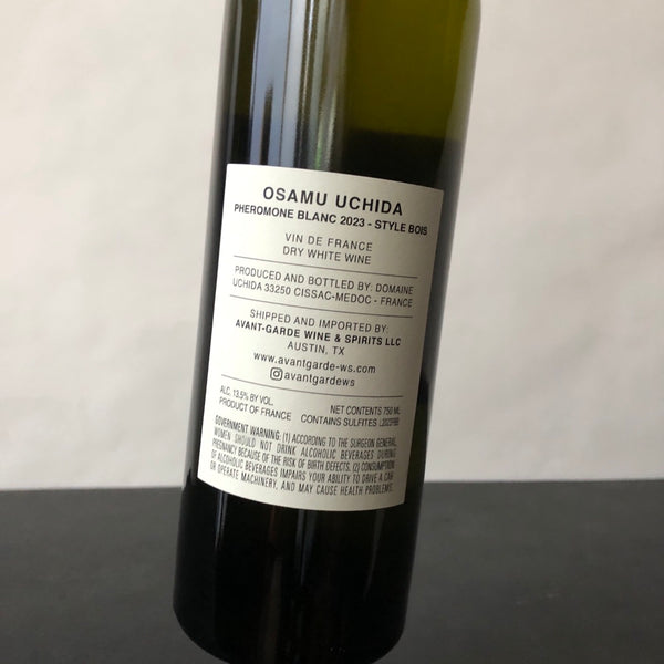 2023 Osamu Uchida Pheromone Style Bois Blanc, Bordeaux, Vin de France