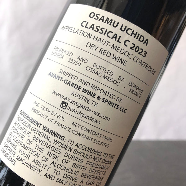 2023 Osamu Uchida, Classical C, Haut-Medoc, France