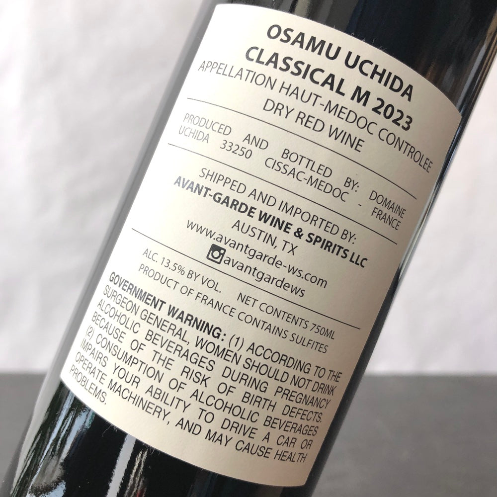 2023 Osamu Uchida, Classical M, Haut-Medoc, France