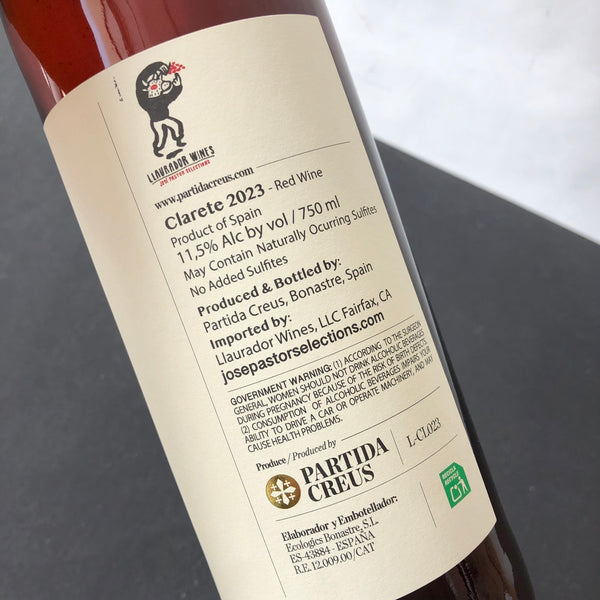 2023 Partida Creus 'CL' Clarete, Catalonia, Spain