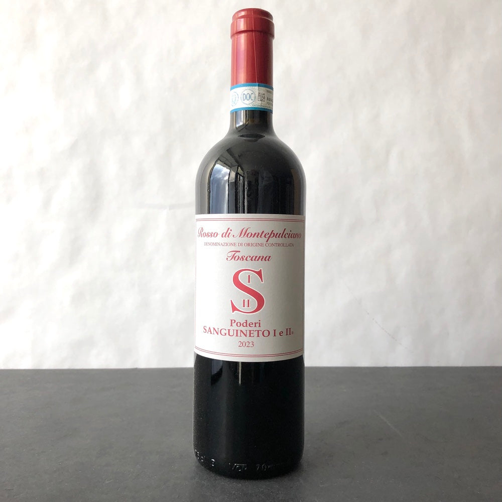 2023 Poderi Sanguineto I & II Rosso di Montepulciano, Tuscany, Italy