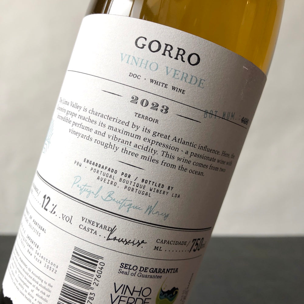 2023 Portugal Boutique Winery 'Gorro' Loureiro, Vinho Verde, Portugal