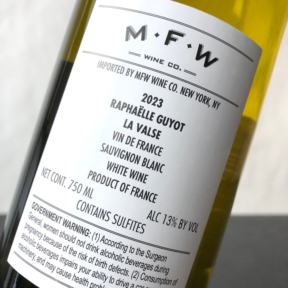 2023 Raphaelle Guyot, Saint-Bris 'La Valse' VDF, Yonne, France