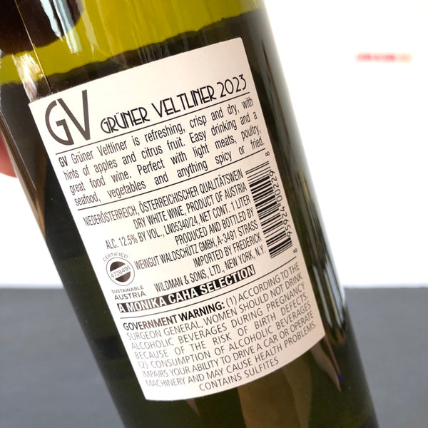 2023 Reinhard Waldschutz GV Gruner Veltliner 1L, Kamptal, Austria