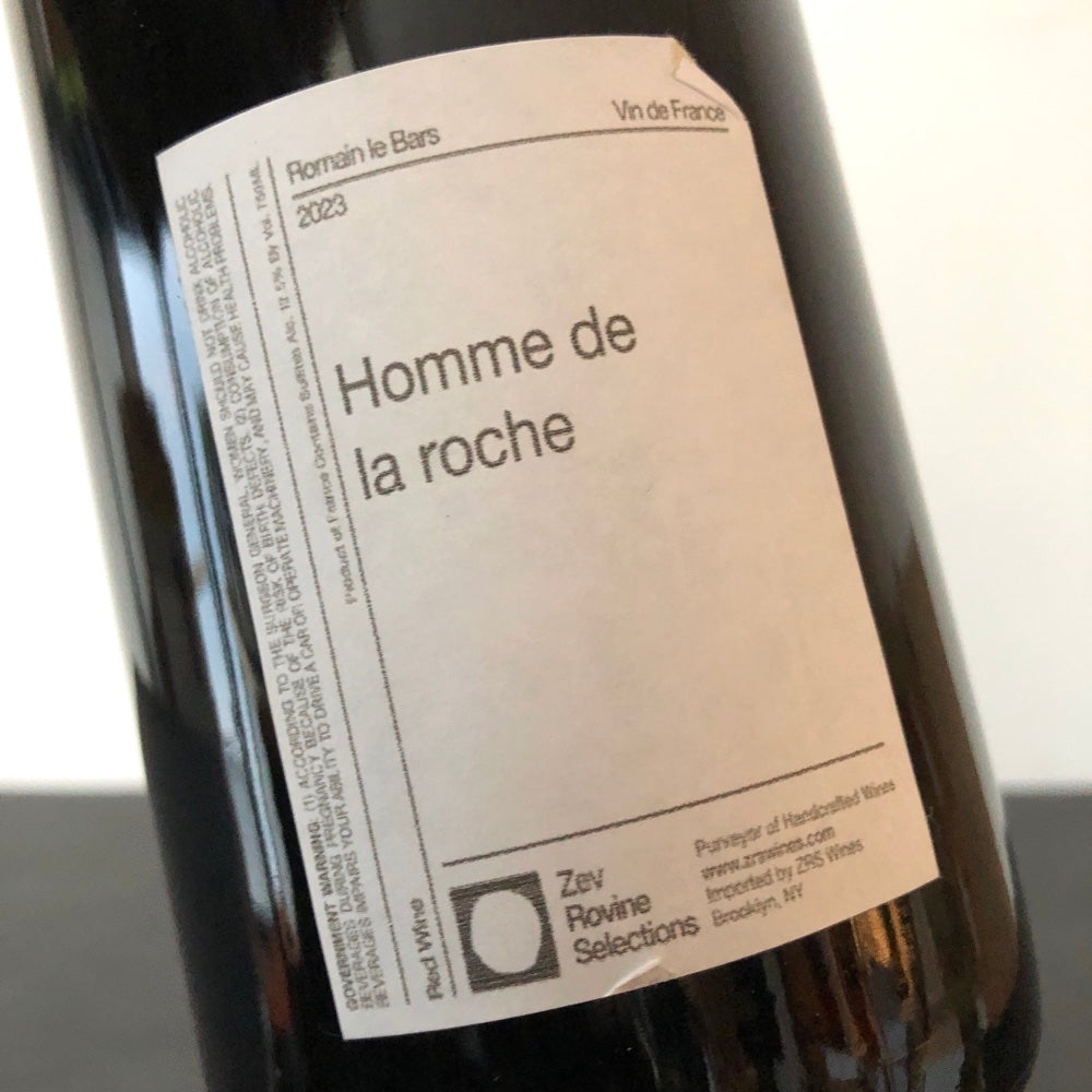 2023 Romain Le Bars Homme de la Roche Vin de France