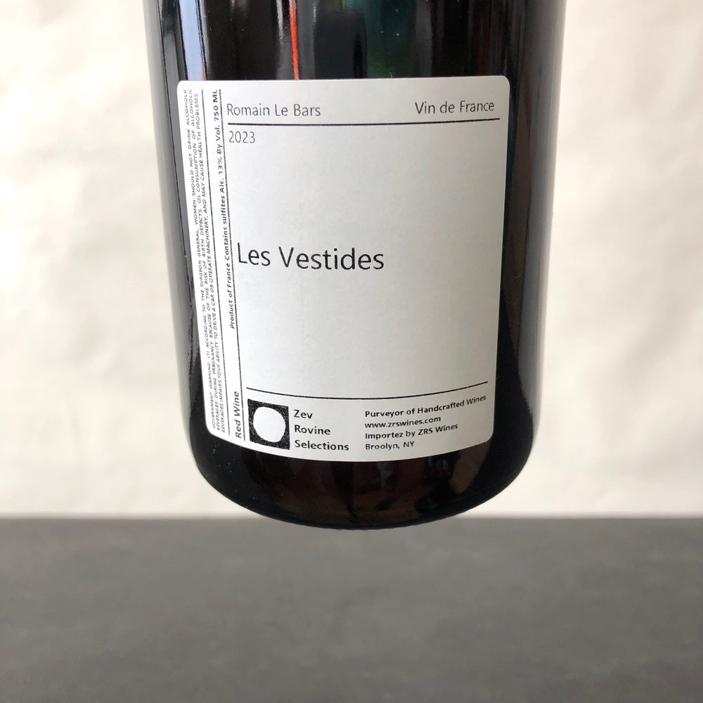 2023 Romain Le Bars 'Les Vestides', Vin de France