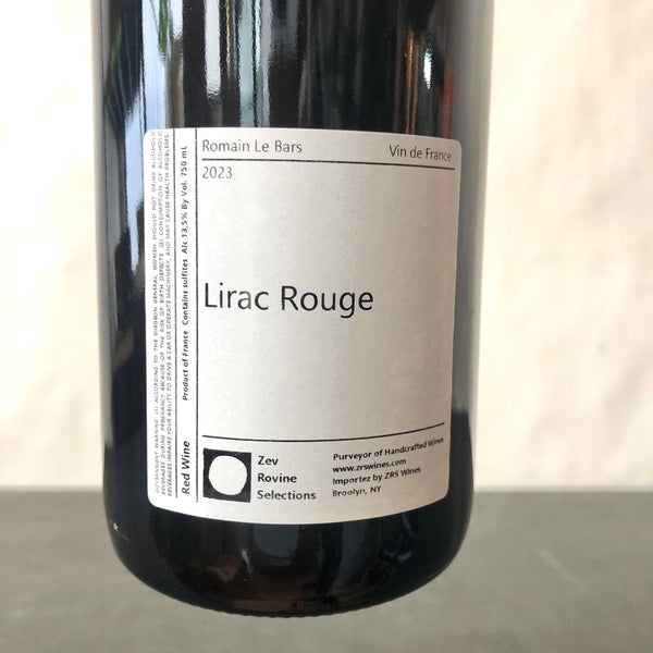 2023 Romain Le Bars, Lirac, Rhone, France