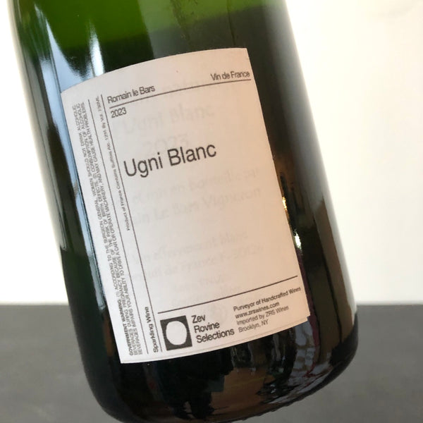 2023 Romain Le Bars, Ugni Blanc Petillant Naturel, Rhone, France