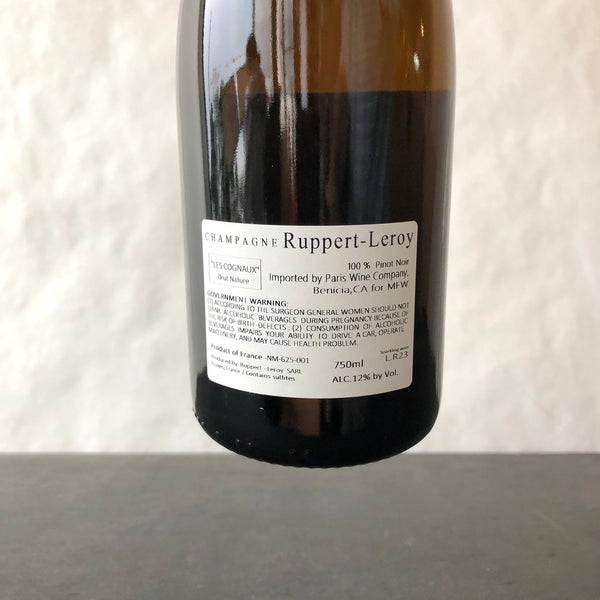 2023 Ruppert-Leroy Les Cognaux Blanc de Noirs Brut Nature Champagne, France