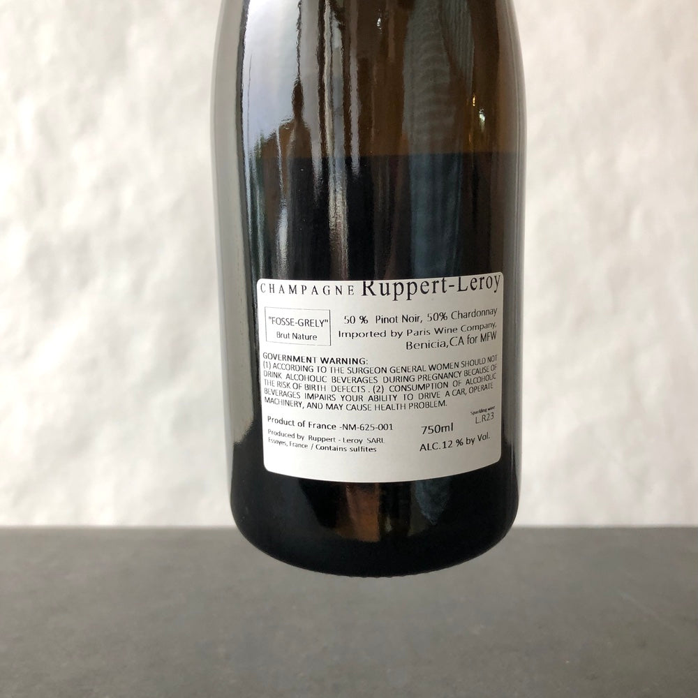 2023 Ruppert-Leroy, Fosse-Grely Brut Nature Champagne, France