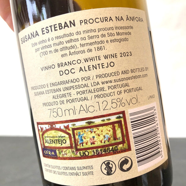 2023 Susana Esteban 'Procura' Na Anfora Branco Vinho Regional Alentejano, Portugal