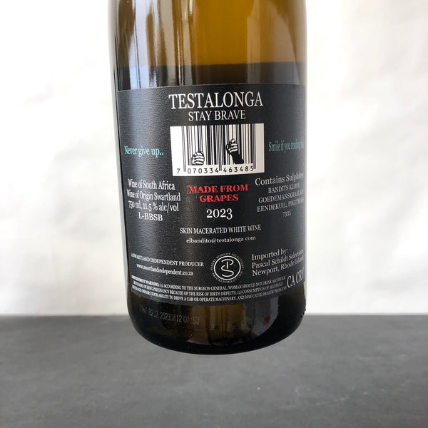 2023 Testalonga 'Stay Brave' Swartland, South Africa