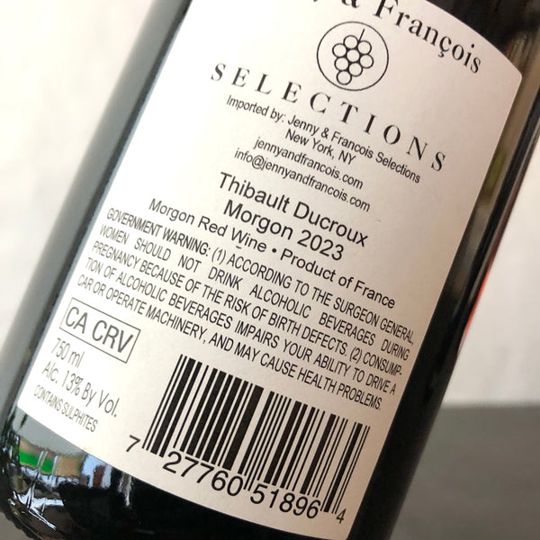 2023 Thibault Ducroux Morgon Beaujolais, France