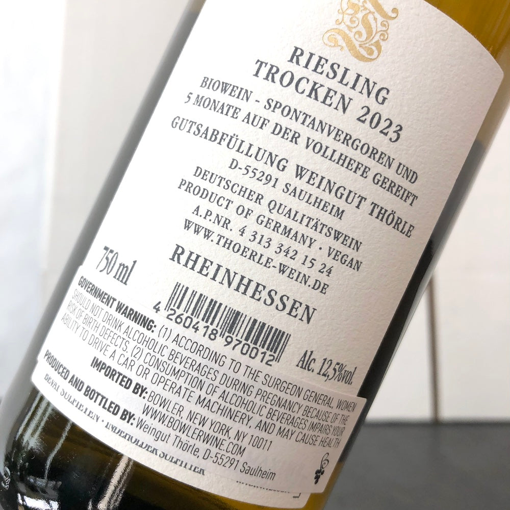 2023 Thorle Riesling Trocken Rheinhessen, Germany