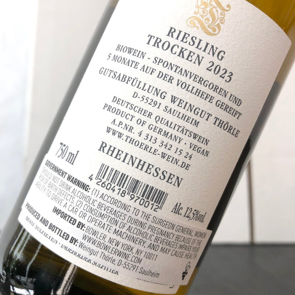 2023 Thorle Riesling Trocken Rheinhessen, Germany
