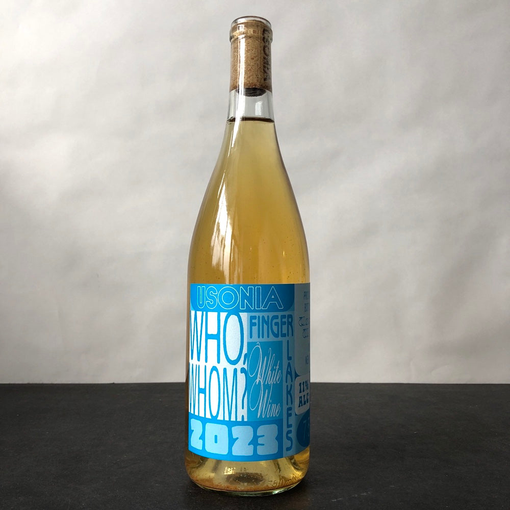 2023 Usonia White Blend 'Who, Whom?' Finger Lakes, USA
