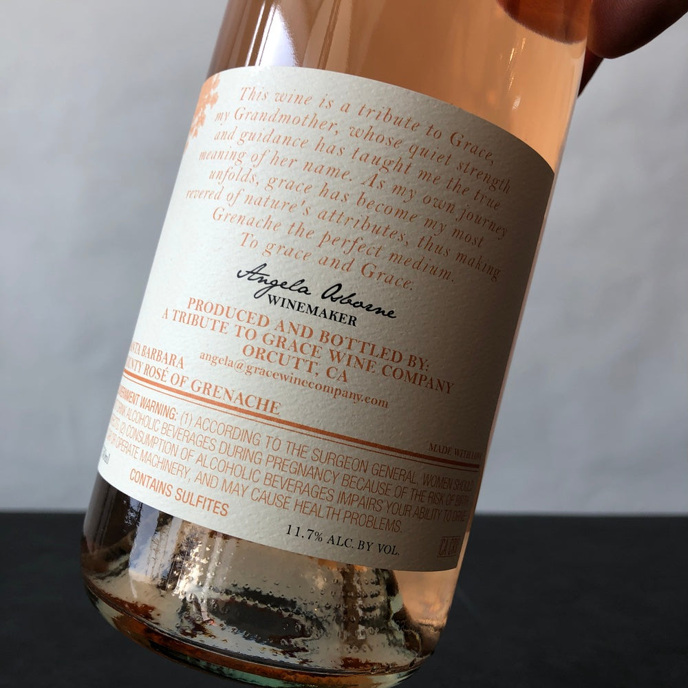 2024 A Tribute to Grace Rose of Grenache, Santa Barbara County, USA