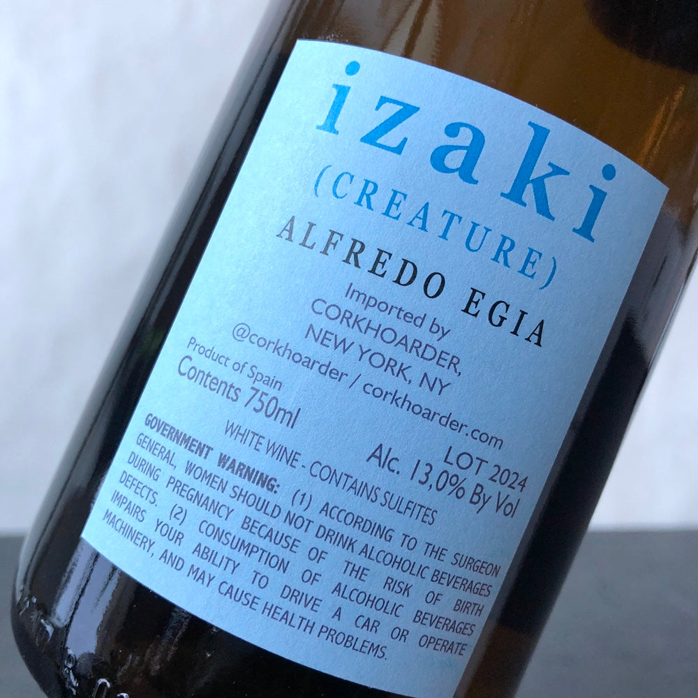 2024 Alfredo Egia 'Izaki', Bizkaiko Txakolina, Spain