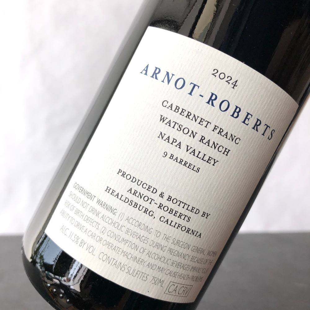 2024 Arnot-Roberts Cabernet Franc, Watson Ranch, Napa, California, United States