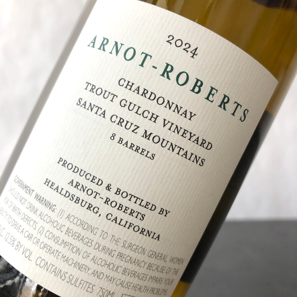 2024 Arnot-Roberts Trout Gulch Vineyard Chardonnay Santa Cruz Mountains, USA