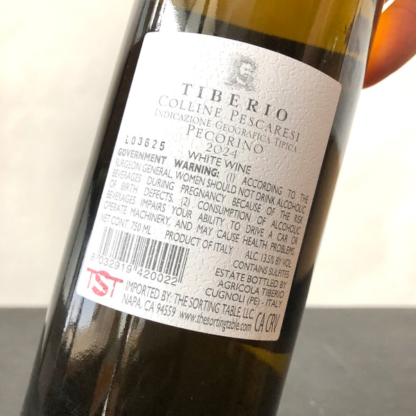 2024 Azienda Vitivinicola Tiberio Pecorino Colline Pescaresi IGT, Abruzzo, Italy