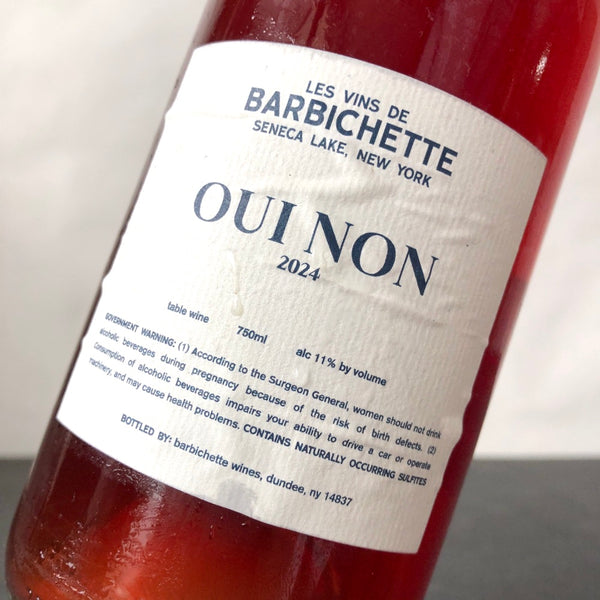 2024 Barbichette, Oui Non Rouge, Seneca Lake, New York