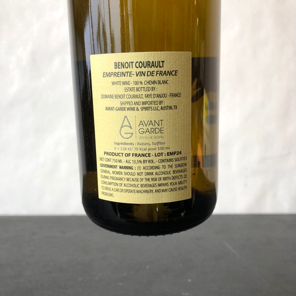 2024 Benoit Courault, Empreinte Blanc VdF, Loire Valley, France