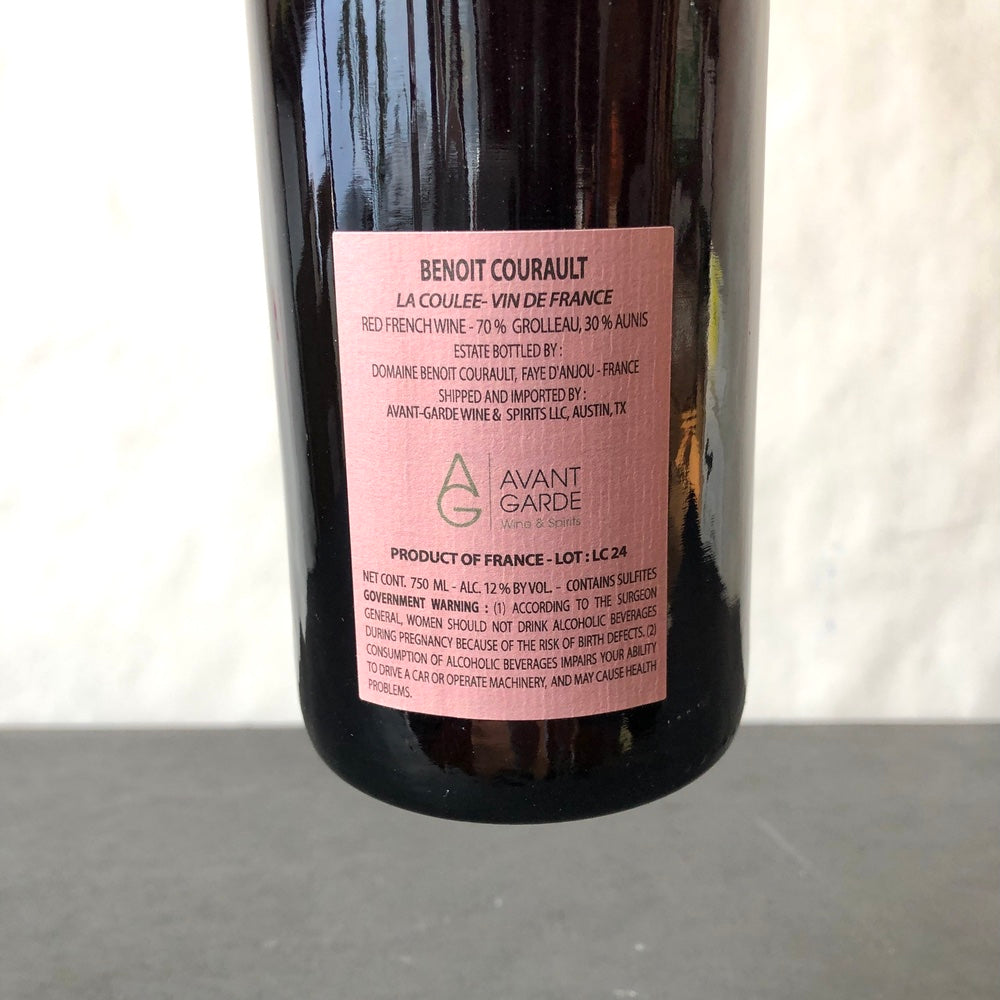 2024 Benoit Courault, La Coulée (Rouge) VdF Loire Valley, France