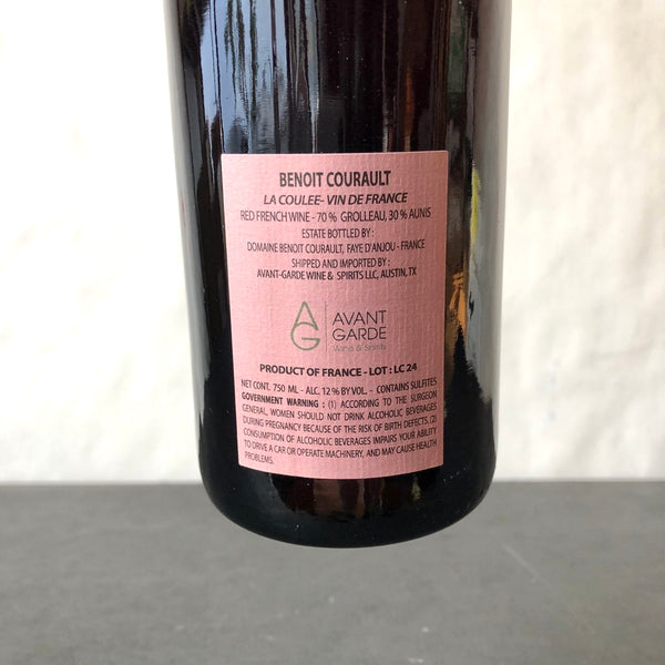 2024 Benoit Courault, La Coulée (Rouge) VdF Loire Valley, France