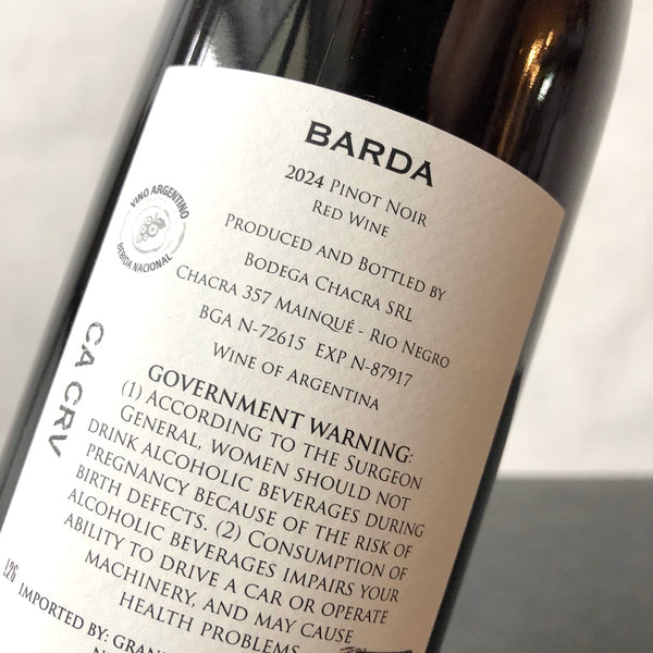 2024 Bodega Chacra 'Barda' Pinot Noir, Rio Negro, Argentina