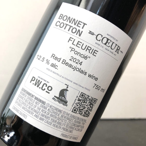 2024 Bonnet Cotton Fleurie Poncie, Beaujolais, France