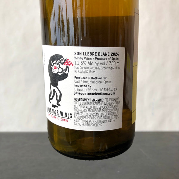 2024 Cati Ribot Mallorca Son Llebre Ve D'Avior Blanc, Balearic Islands Spain