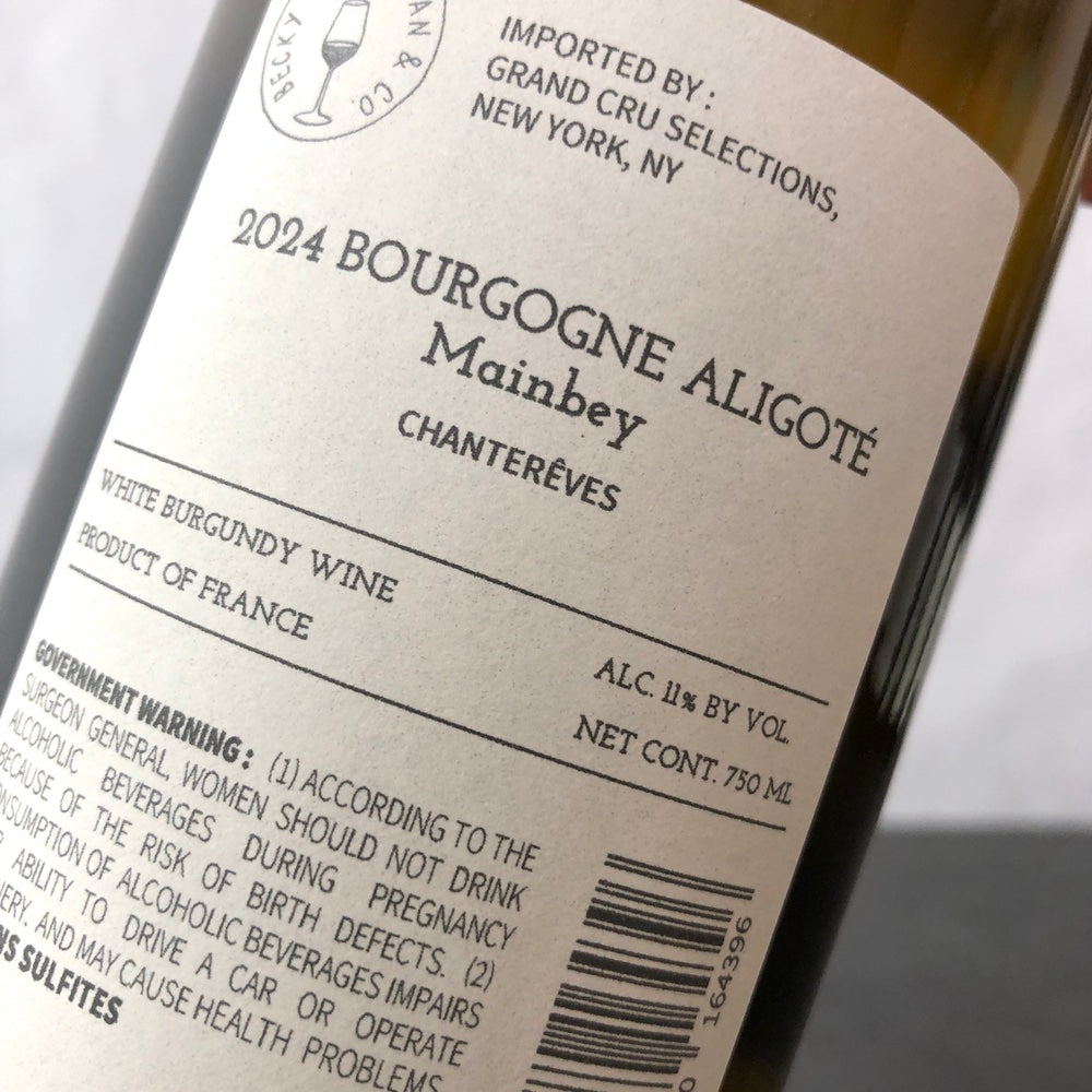 2024 Chantereves Bourgogne Aligote Mainbey, Burgundy, France