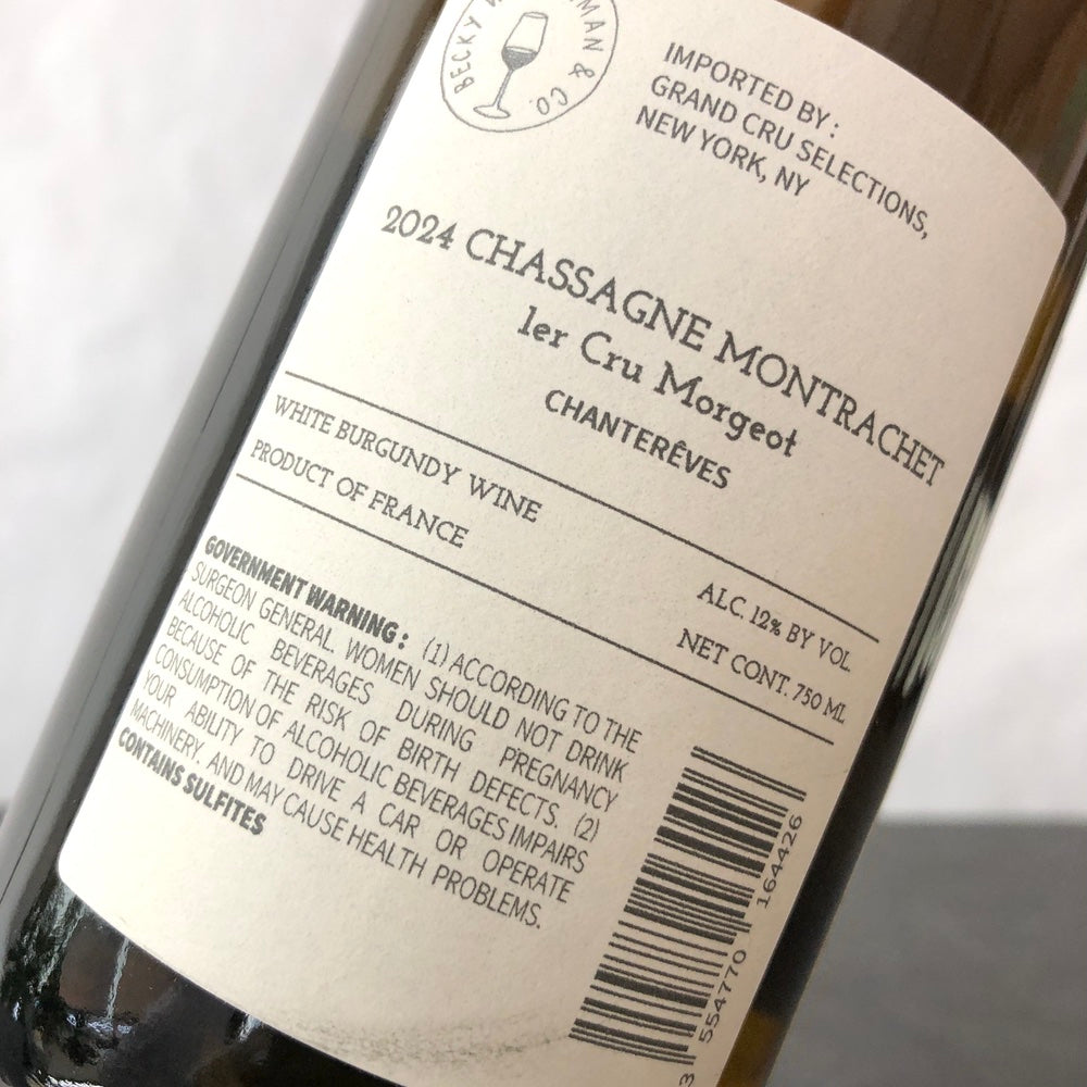 2024 Chantereves, Chassagne Montrachet Blanc 1er Cru 'Les Morgeots', Burgundy, France