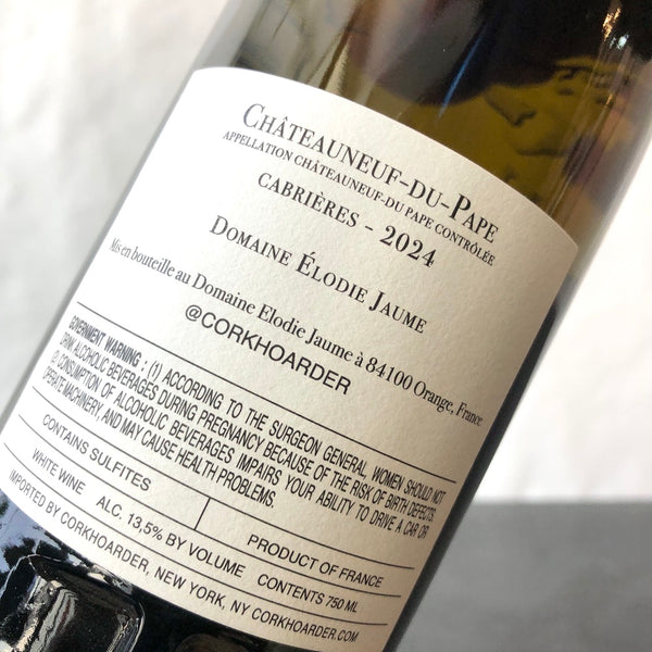 2024 Domaine Elodie Jaume Chateauneuf-du-Pape 'Cabrieres' Blanc, Rhone, France