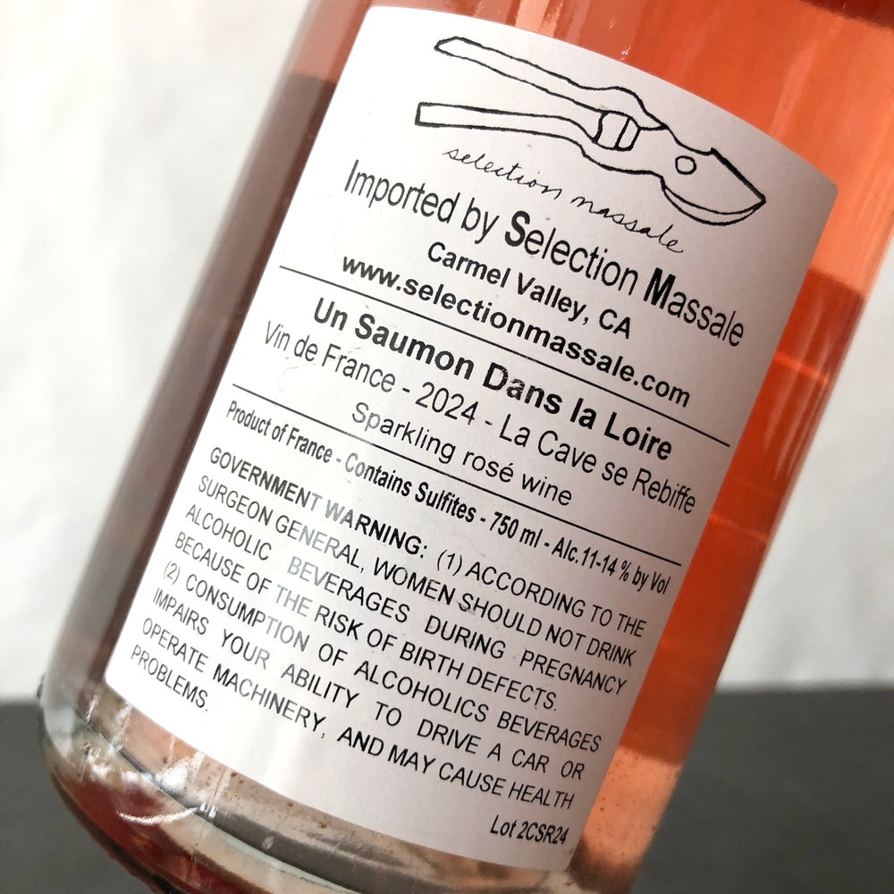 2024 Domaine Frantz Saumon Un Saumon dans la Loire La Cave se Rebiffe Rose, Loire, Vin de France