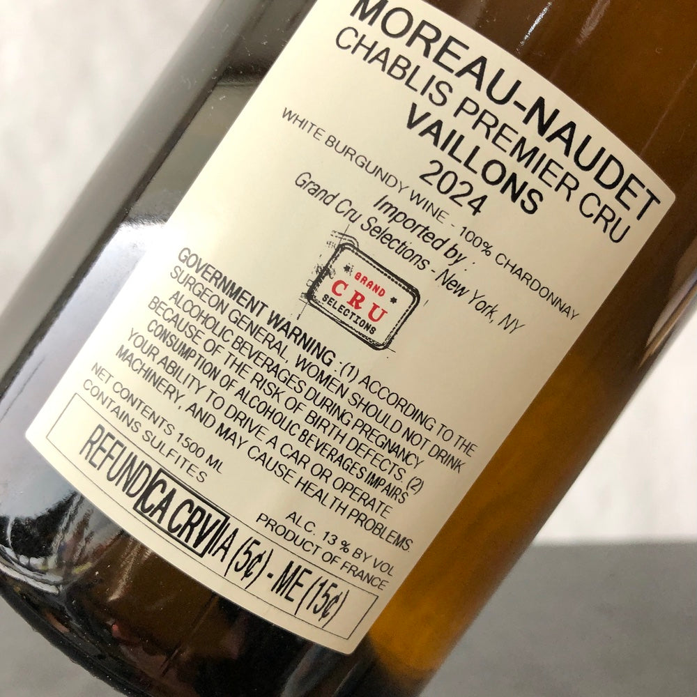 2024 Domaine Moreau-Naudet Vaillons Chablis Premier Cru, France 1.5L Magnum