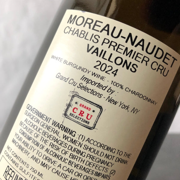 2024 Domaine Moreau-Naudet Vaillons Chablis Premier Cru, France