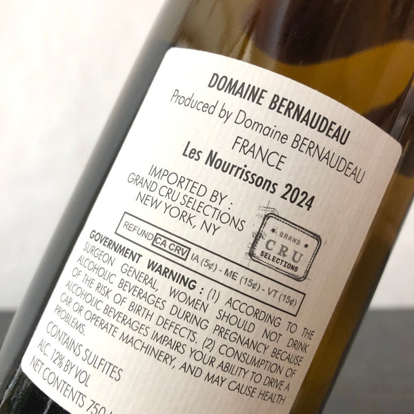2024 Domaine Stephane Bernaudeau, VDF Blanc 'Les Nourissons', Loire, France