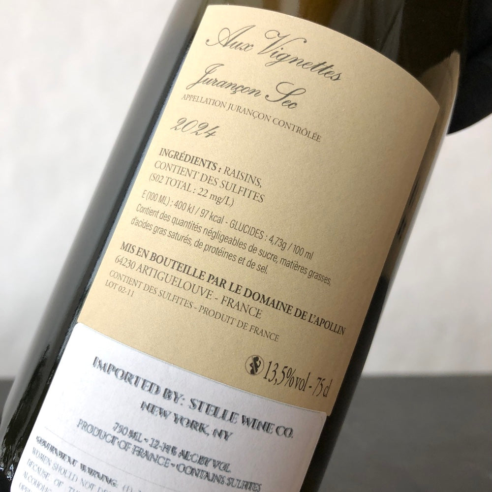2024 Domaine de L'Apollin 'Aux Vignettes' Jurancon, France