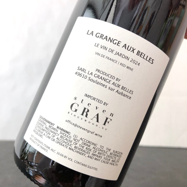 2024 Domaine de La Grange Aux Belles, Le Vin de Jardin, Loire, France