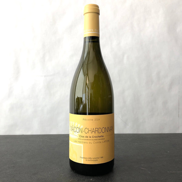 2024 Domaine des Heritiers du Comte Lafon Macon Chardonnay Clos de la Crochette, Burgundy, France