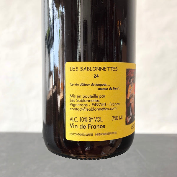 2024 Domaine des Sablonnettes Anjou Les Copains d'Abord, IGP Val de Loire, France