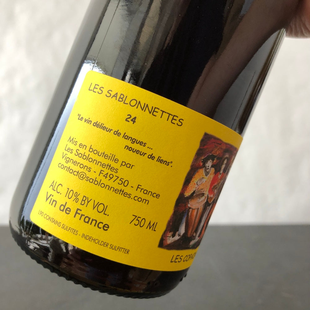 2024 Domaine des Sablonnettes Anjou Les Copains d'Abord, IGP Val de Loire, France