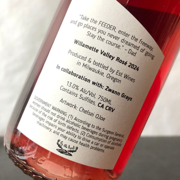 2024 EST 'The Feeder' Rosato Willamette Valley, Oregon