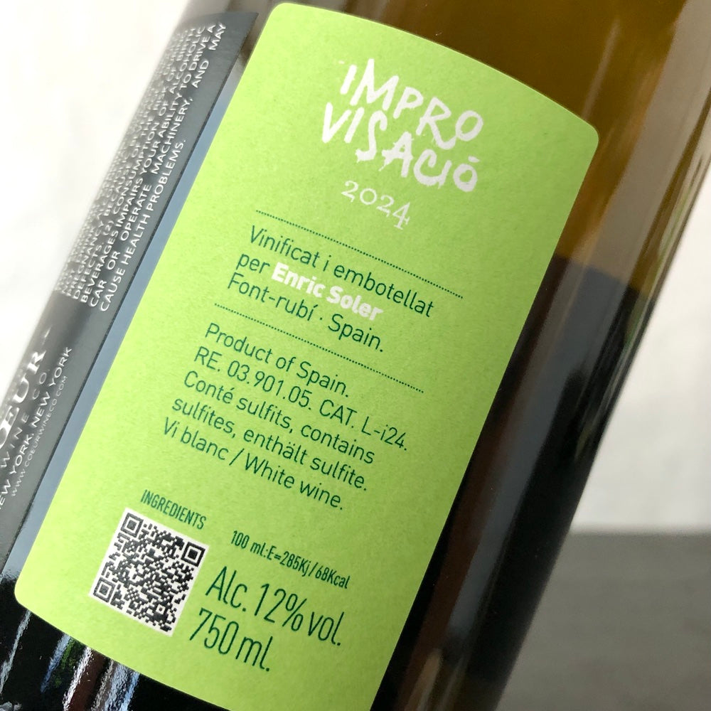 2024 Enric Soler Masia Cal Raspallet 'Improvisacio' Penedes, Spain