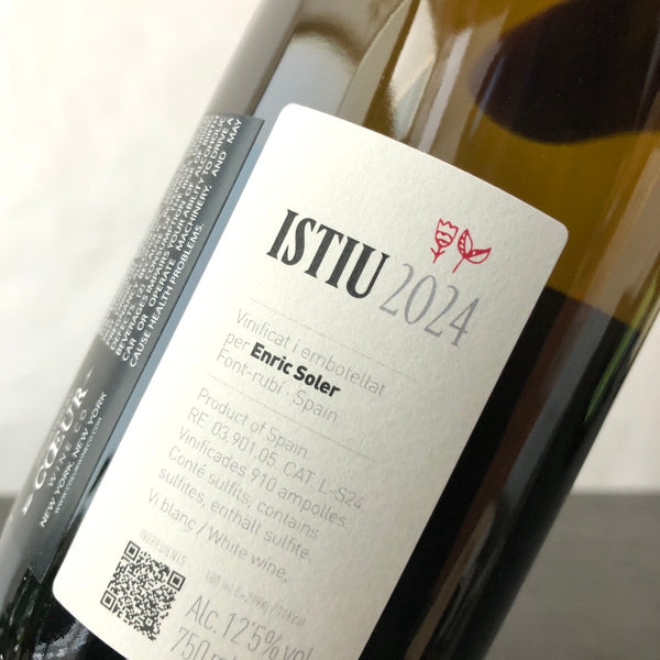 2024 Enric Soler Masia Cal Raspallet 'Istiu' Catalonia, Spain